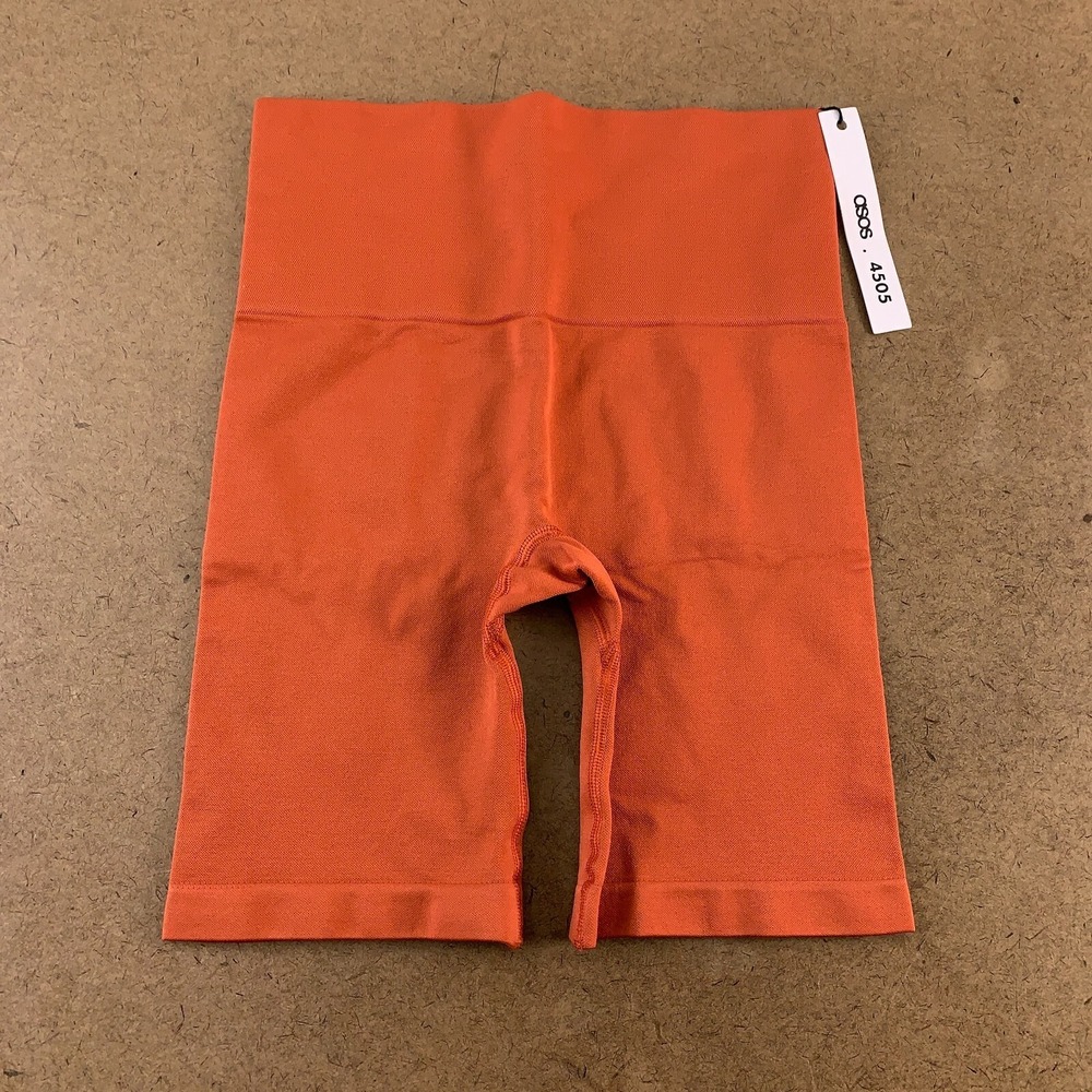 ASOS 4505 Women's Size Small Rust Layers Sculpting Booty Compression Shorts NWT